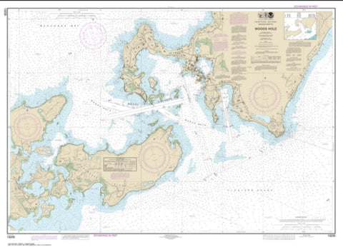 Buy map Woods Hole (13235-7) by NOAA