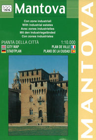 Buy map Mantova/Mantua, Italy by Litografia Artistica Cartografica