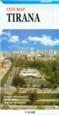 Buy map Tirana city map 1:8 500