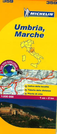 Buy map Umbria and Marche, Italy (359) by Michelin Maps and Guides