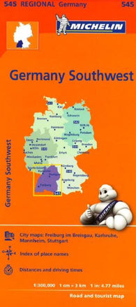 Buy map Germany, Southwest (545) by Michelin Maps and Guides