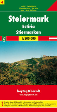 Buy map Austria, Steiermark by Freytag-Berndt und Artaria