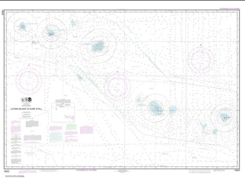 Buy map Laysan Island to Kure Atoll (19022-12) by NOAA