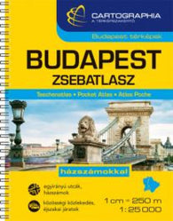 Buy map Budapest, Hungary, Pocket Atlas by Cartographia