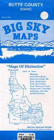 Buy map Butte County, Idaho by Big Sky Maps