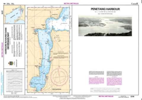 Buy map Penetang Harbour by Canadian Hydrographic Service