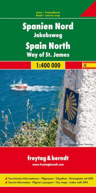 Buy map Spain, North and Way of St. James by Freytag-Berndt und Artaria