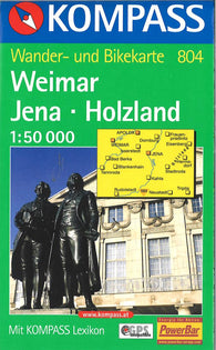 Buy map Weimar, Jena, and Holzland Hiking Map