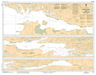 Buy map Poplar Point to/a Stony Rapids by Canadian Hydrographic Service
