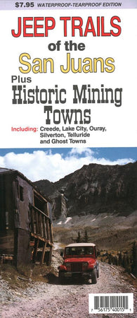 Buy map Jeep Trails of the San Juans, Colorado, plus Historic Mining Towns by North Star Mapping