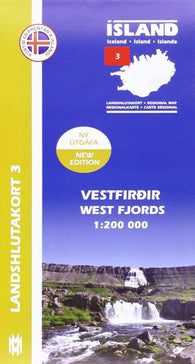 Buy map West Fjords of Iceland, Regional Map 3 - 1:200,000