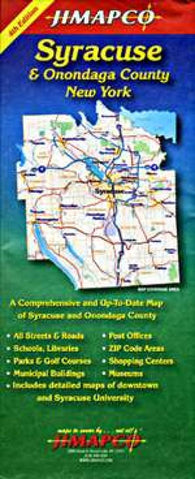Buy map Syracuse and Onondaga County, New York by Jimapco