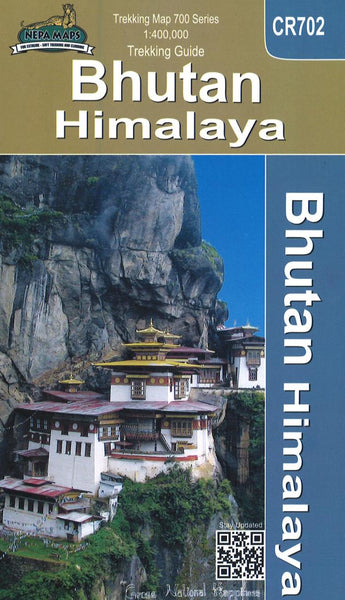 Buy map Bhutan Himalaya Trekking Guide