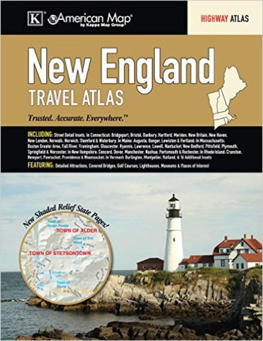 Buy map New England, Road Atlas by Kappa Map Group