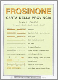 Buy map Frosinone : carta della provincia : scala 1 : 150.000