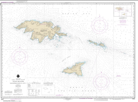 Buy map Ingenstrem Rocks to Attu Island (16421-10) by NOAA