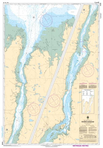 Buy map Riviere Koksoak by Canadian Hydrographic Service