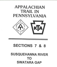 Buy map Appalachian Trail in Pennsylvania Sections 7 & 8