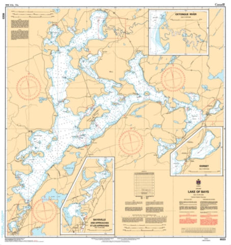 Buy map Lake of Bays by Canadian Hydrographic Service