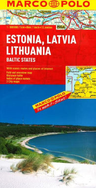 Buy map Estonia, Latvia, Lithuania [Baltic States] by Marco Polo Travel Publishing Ltd