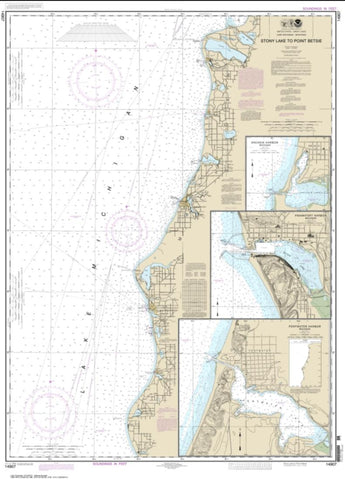 Buy map Stony Lake to Point Betsie; Pentwater; Arcadia; Frankfort (14907-27) by NOAA