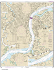 Buy map Philadelphia and Camden Waterfronts (12313-53) by NOAA
