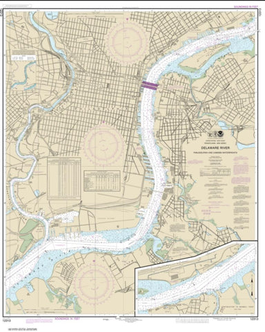Buy map Philadelphia and Camden Waterfronts (12313-53) by NOAA