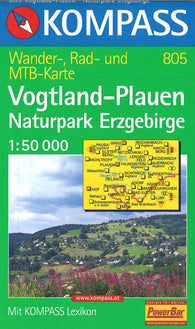 Buy map Vogtland-Plauen Naturpark Erzgebirge