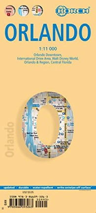 Buy map Orlando, Florida by Borch GmbH.