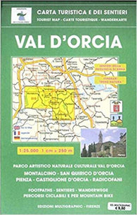 Buy map Val dOrcia 1:25,000 Topographic Hiking Map