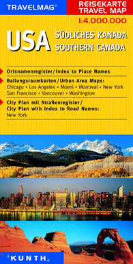 Buy map USA and Southern Canada by Kunth Verlag