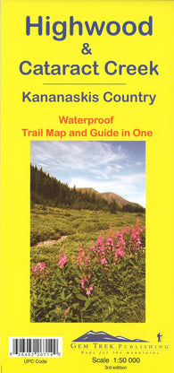 Buy map Highwood and Cataract Creek, Alberta Trail Map and Guide in One (waterproof) by Gem Trek
