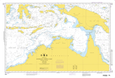 Buy map Indian Ocean - Australia, North Coast (NGA-603-6) by National Geospatial-Intelligence Agency