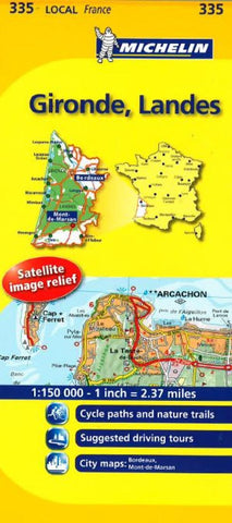 Buy map Gironde, Landes (335) by Michelin Maps and Guides