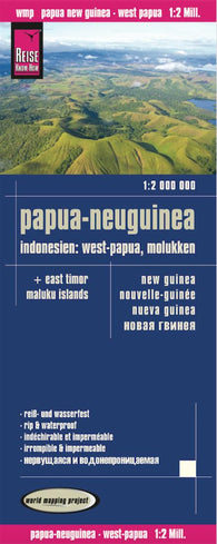 Buy map Papua-Neuguinea : Indonesien: west-Papua, Molukken = New Guinea = Nouvelle-Guinée = nNeva Guinea