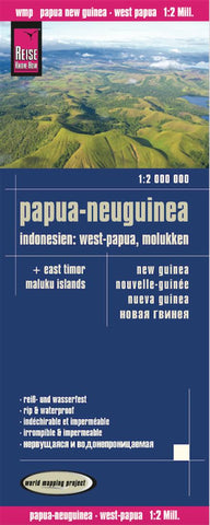 Buy map Papua-Neuguinea : Indonesien: west-Papua, Molukken = New Guinea = Nouvelle-Guinée = nNeva Guinea