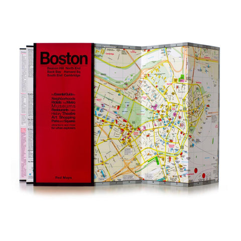 Buy map Boston, Massachusetts by Red Maps