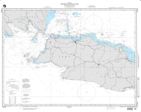 Buy map Western Portion Of Jawa (NGA-71018-10) by National Geospatial-Intelligence Agency