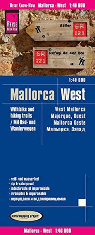 Buy map Mallorca west : 1:40 000 = West Mallorca : 1:40 000 = Majorque, ouest : 1:40 000 = Mallorca oeste : 1:40 000, : 1:40 000