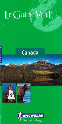 Buy map Canada, Green Guide, French Edition by Michelin Maps and Guides