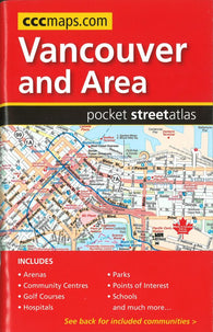 Buy map Vancouver and Area, BC Pocket Street Atlas by Canadian Cartographics Corporation