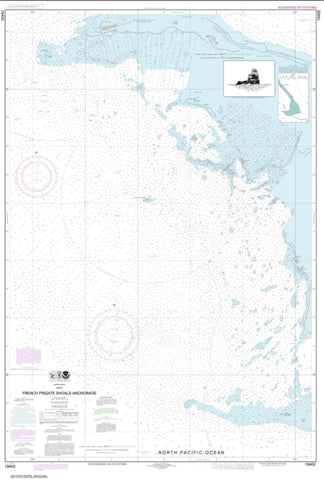 Buy map French Frigate Shoals Anchorage (19402-7) by NOAA