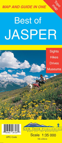 Buy map Best of Jasper Map and Guide in One by Gem Trek