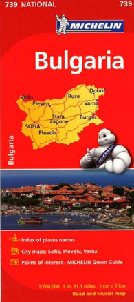 Buy map Bulgaria (739) by Michelin Maps and Guides