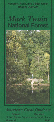 Buy map Mark Twain National Forest: Houston, Rolla, and Ceder Creek Ranger Districts