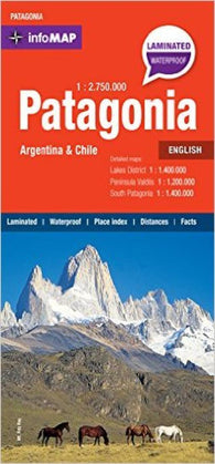 Buy map Patagonia InfoMap by Zagier y Urruty