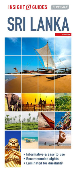 Buy map Sri Lanka : Insight Guides Flexi Map