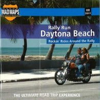 Buy map Mad Maps - Rally Run Road Trip Map - Daytona Beach - RRDB01 by MAD Maps