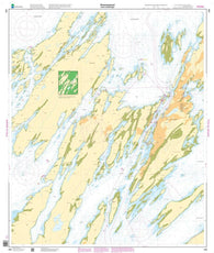 Buy map BRØNNØYSUND MED INNSEILINGER (488) by Kartverket