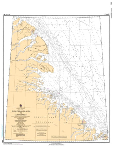 Buy map Padloping Island to Clyde Inlet by Canadian Hydrographic Service